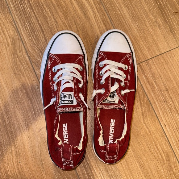 Converse Shoes - Converse shoreline slip on back alley brick red EUC